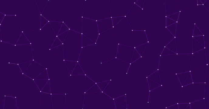 Network Mesh Procedural Art background illustration