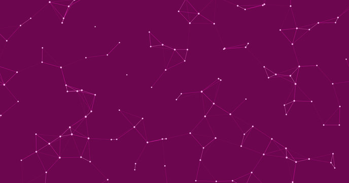 Network Mesh Procedural Art background illustration