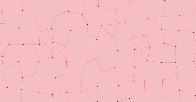 Network Mesh Procedural Art background illustration
