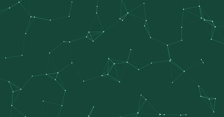 Network Mesh Procedural Art background illustration