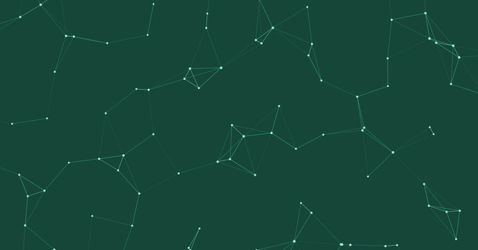 Network Mesh Procedural Art background illustration