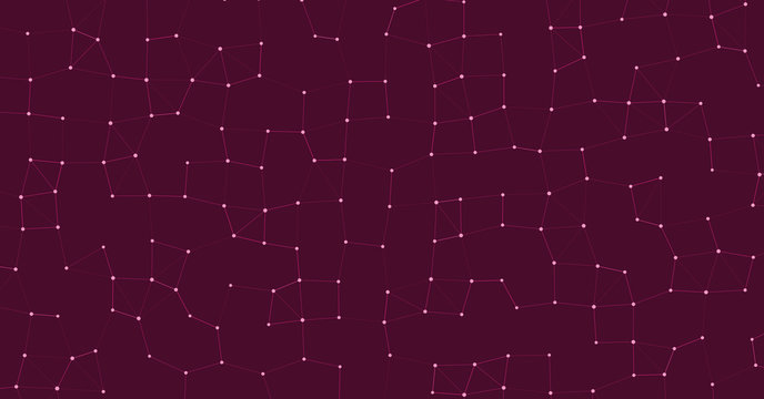 Network Mesh Procedural Art background illustration