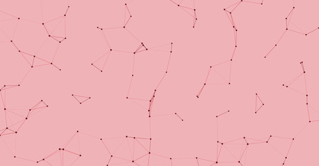 Network Mesh Procedural Art background illustration