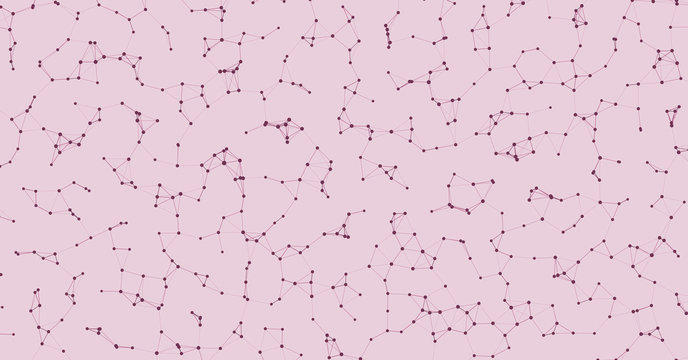 Network Mesh Procedural Art background illustration