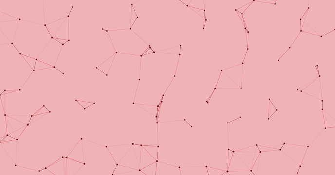 Network Mesh Procedural Art background illustration