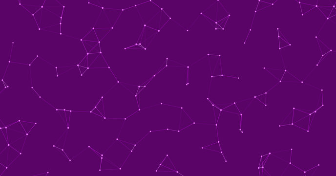 Network Mesh Procedural Art background illustration