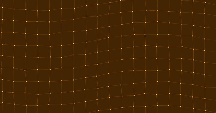 Network Mesh Procedural Art background illustration
