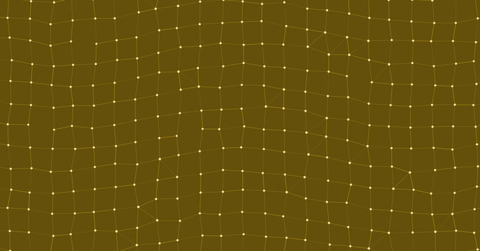 Network Mesh Procedural Art background illustration