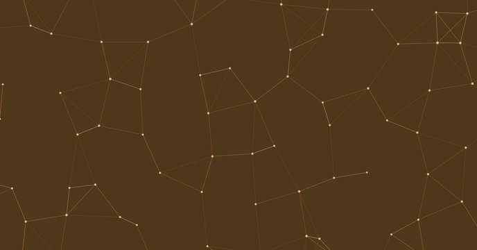 Network Mesh Procedural Art background illustration