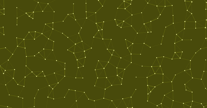 Network Mesh Procedural Art background illustration