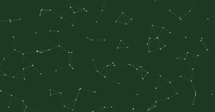 Network Mesh Procedural Art background illustration