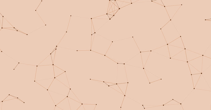 Network Mesh Procedural Art background illustration