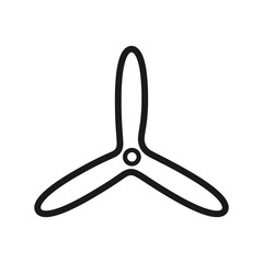 fan icon in trendy flat design © pambudi