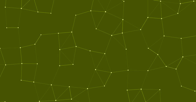 Network Mesh Procedural Art background illustration