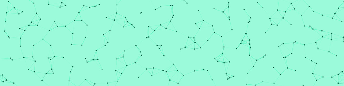 Network Mesh Procedural Art background illustration