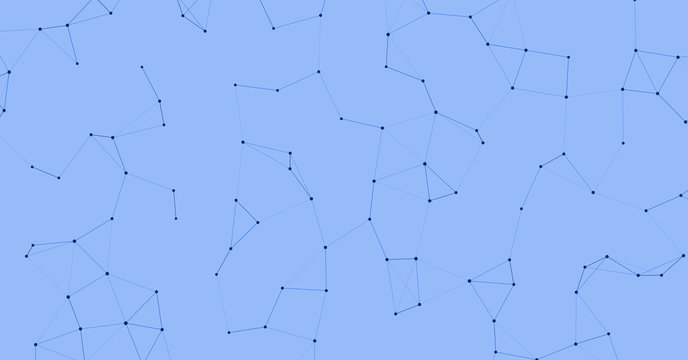 Network Mesh Procedural Art background illustration