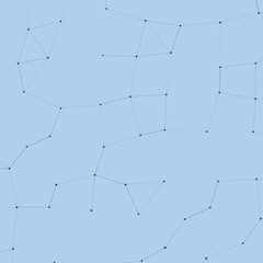 Network Mesh Procedural Art background illustration