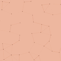 Network Mesh Procedural Art background illustration