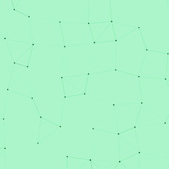 Network Mesh Procedural Art background illustration