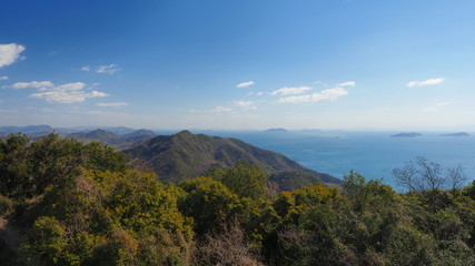 Obraz premium 亀老山展望台からの眺め１