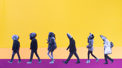 People in the street