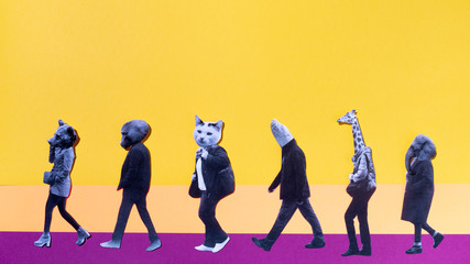 People in the street