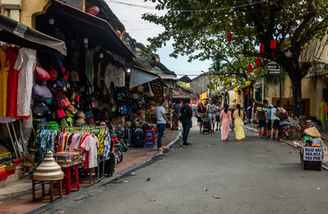 street view of Hoi An, Vietnam