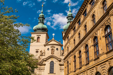 Fototapeta na wymiar Prague architecture in the historical center