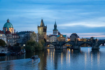 Naklejka na ściany i meble View of Prague 2019