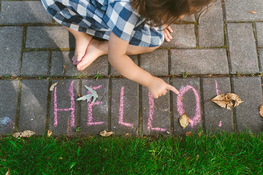 Hello in chalk