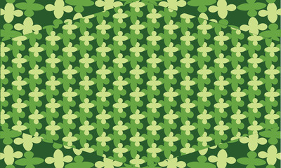 Green Shape Textile Design