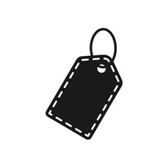 tag price icon in trendy flat style
