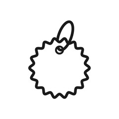 tag price icon in trendy flat style