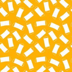 masks seamless pattern. eps10 vector stock illustration