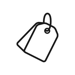 tag price icon in trendy flat style