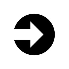 Arrow Vector Colour With Glyph Icon Illustration