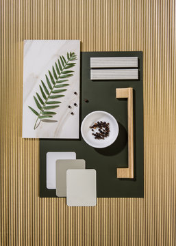Gold interior palette