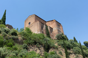 Fototapeta premium old church siena italy
