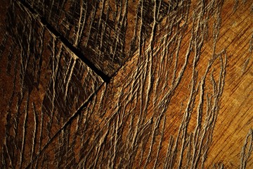 Fondo de textura de madera oscura, antigua y agrietada