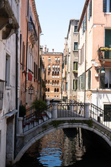 Fototapeta na wymiar canal in venice Italy