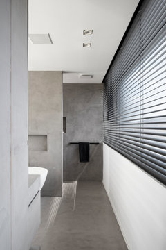 bathroom and shutter
