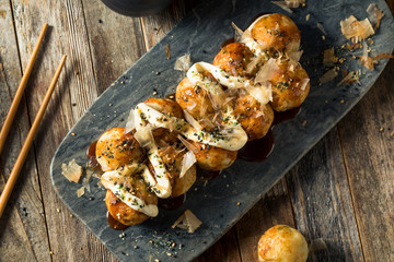 Homemade Japaense Octopus Takoyaki