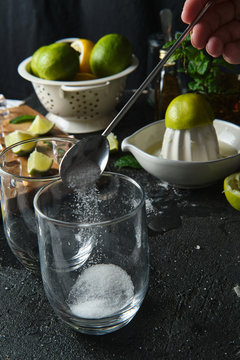 preparing the authentic cuban mojito