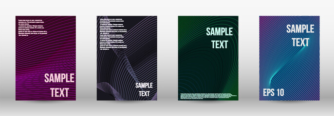 Fototapeta premium Geometric template with lines 