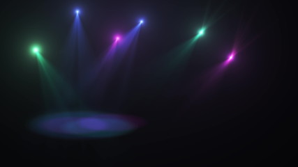 Fototapeta na wymiar looping background of disco lights flashing