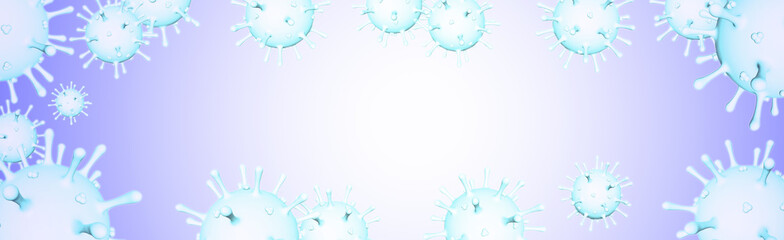 Corona Virus Banner Background
