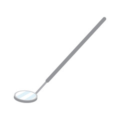 Isolated medical mirror icon