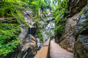 The Wimbachklamm in the mountaineering village of Ramsau