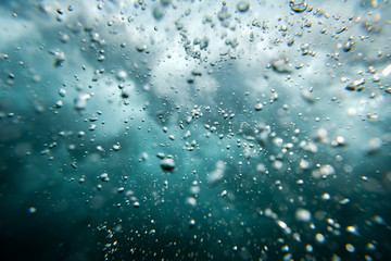 Bubbles underwater, Sydney Australia