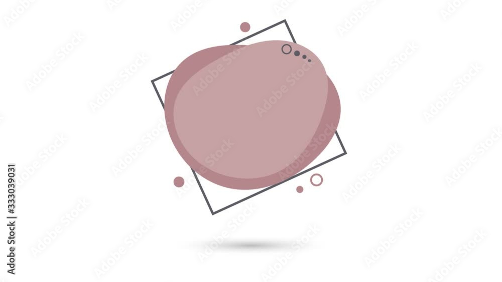 Aufkleber pink abstract shapes motion background. abstract modern graphic elements. dynamical colored forms an